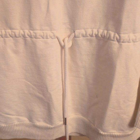 Varley Adeline Drawstring Waist Cream Top - Picture 3 of 8